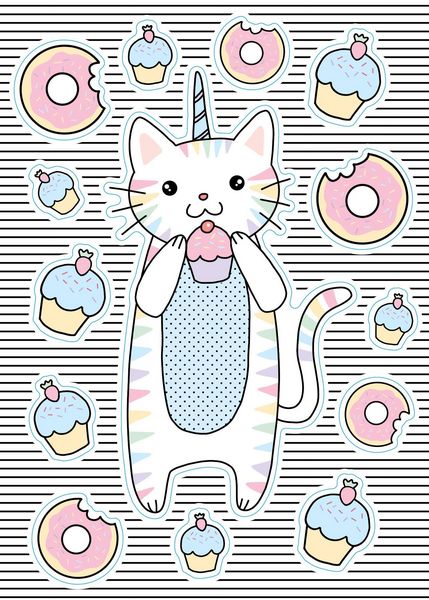 Produktbild: A Little Book of Big Magical Stickers