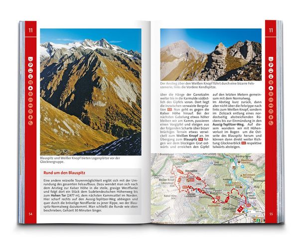 Produktbild: KOMPASS Wanderf&uuml;hrer Osttirol, Venediger- und Glocknergruppe, Defereggental, Lienzer Dolomiten, 50 Touren