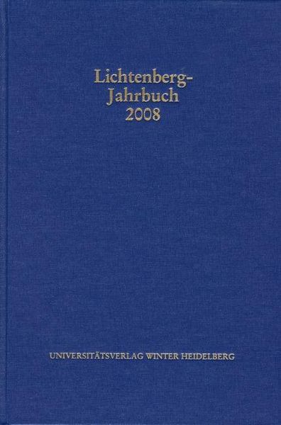 Produktbild: Lichtenberg-Jahrbuch 2008