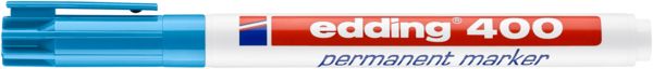 Produktbild: edding 400 Permanentmarker hellblau
