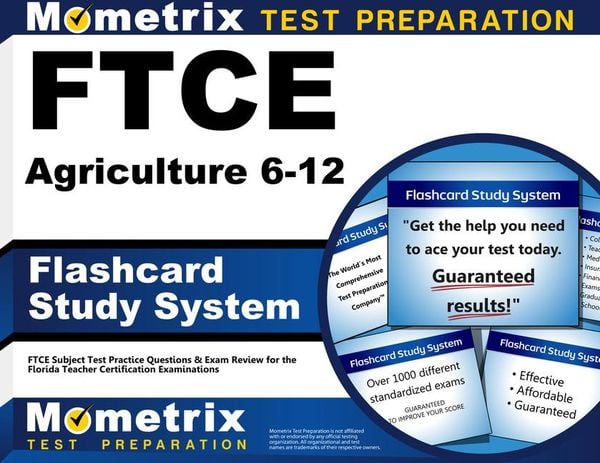 Produktbild: FTCE Agriculture 6-12 Flashcard Study System