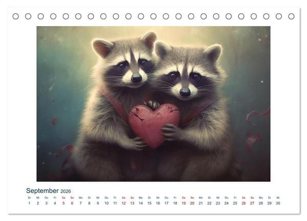 Produktbild: Unzertrennlich (Tischkalender 2026 DIN A5 quer), CALVENDO Monatskalender