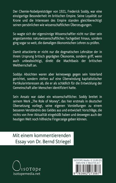 Produktbild: Vom Sinn des Geldes