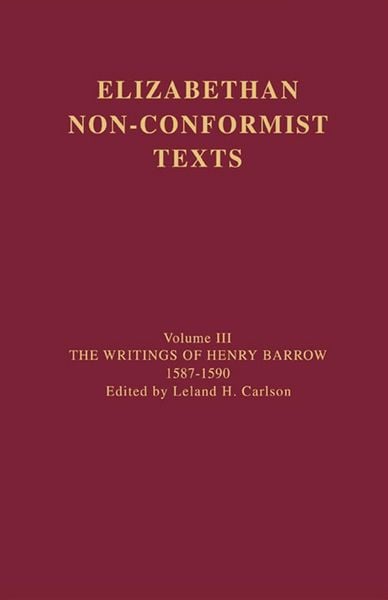 Produktbild: The Writings of Henry Barrow, 1587-1590