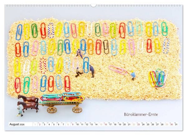 Produktbild: Erdbeerj&auml;ger ... und andere Mini-Welten (hochwertiger Premium Wandkalender 2026 DIN A2 quer), Kunstdruck in Hochglanz
