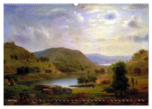 Produktbild: Gemalte Landschaften (Wandkalender 2026 DIN A2 quer), CALVENDO Monatskalender