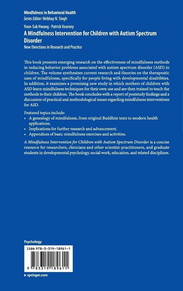 Produktbild: A Mindfulness Intervention for Children with Autism Spectrum Disorders