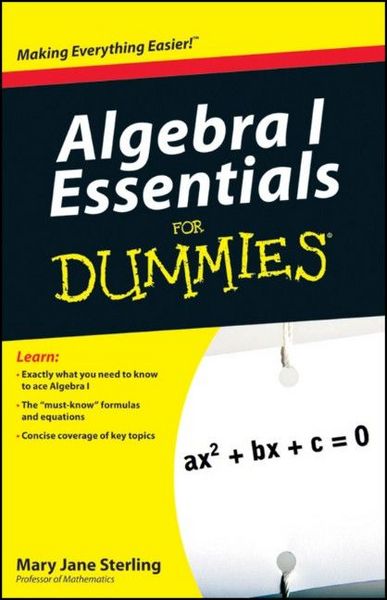 Produktbild: Algebra I Essentials For Dummies