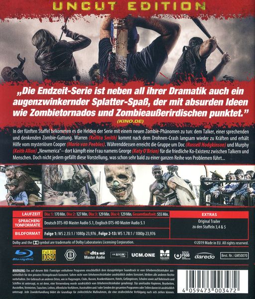 Z Nation - Staffel 5 (UNCUT-Edition)  [4 BRs]