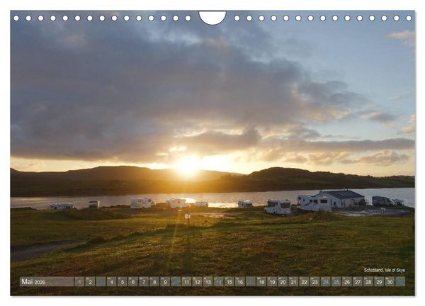 Produktbild: Vanlife - Leben, fahren, frei sein mit dem Wohnmobil (Wandkalender 2026 DIN A4 quer), CALVENDO Monatskalender