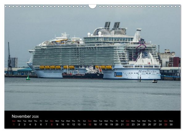 Produktbild: Cruise Southampton (Wall Calendar 2026 DIN A3 landscape), CALVENDO 12 Month Wall Calendar