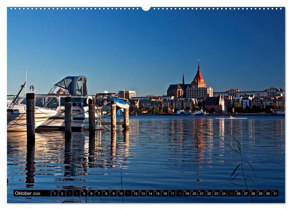 Produktbild: Ostseeperle Rostock (Wandkalender 2026 DIN A2 quer), CALVENDO Monatskalender