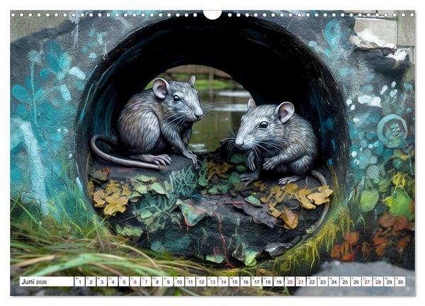 Produktbild: Street Art Graffiti (Wandkalender 2026 DIN A3 quer), CALVENDO Monatskalender