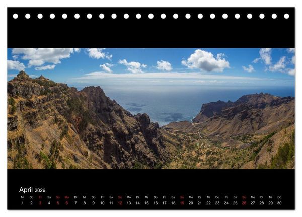 Produktbild: La Gomera - Kanarisches Naturparadies (Tischkalender 2026 DIN A5 quer), CALVENDO Monatskalender