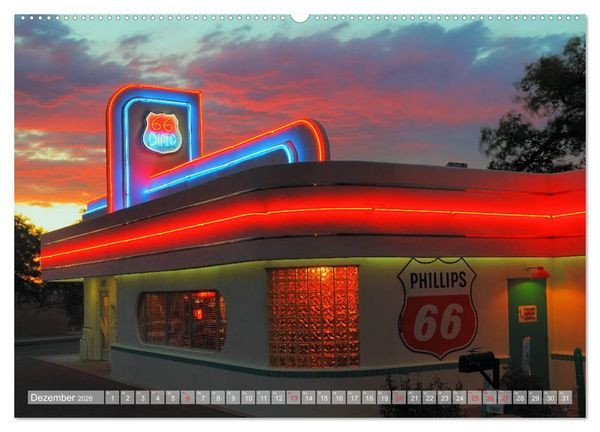 Produktbild: American Diner - es gibt sie noch (hochwertiger Premium Wandkalender 2026 DIN A2 quer), Kunstdruck in Hochglanz