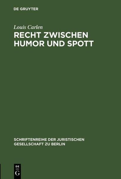 Produktbild: Recht zwischen Humor und Spott
