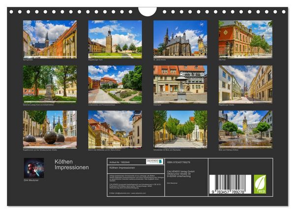 Produktbild: K&ouml;then Impressionen (Wandkalender 2026 DIN A4 quer), CALVENDO Monatskalender