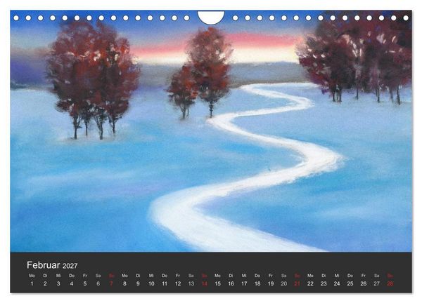 Produktbild: Landschaftspastelle (Wandkalender 2027 DIN A4 quer), CALVENDO Monatskalender