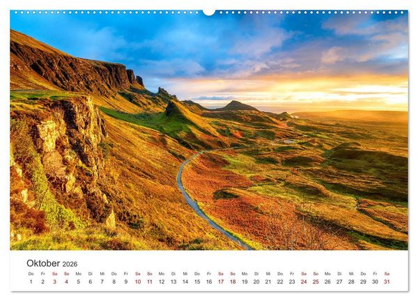 Produktbild: Insel Skye - Atemberaubende Naturkulisse (Wandkalender 2026 DIN A2 quer), CALVENDO Monatskalender