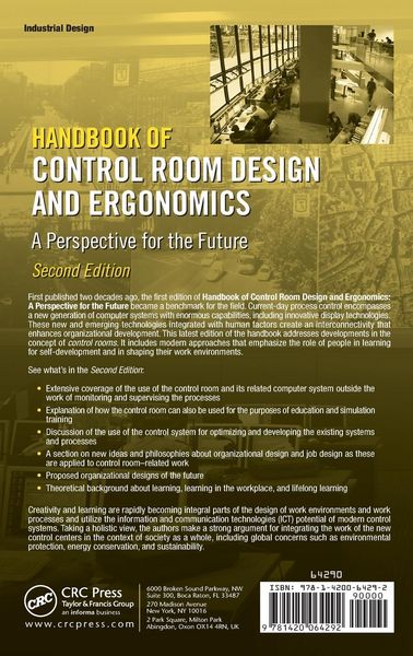 Produktbild: Handbook of Control Room Design and Ergonomics