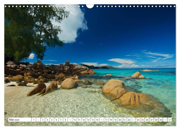 Produktbild: Seychellen - Ein letztes Paradies auf Erden (Wandkalender 2026 DIN A3 quer), CALVENDO Monatskalender