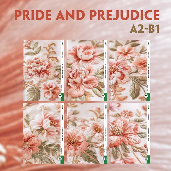 Produktbild: Pride and Prejudice A2-B1 (6 Softcover + Audio-Online)