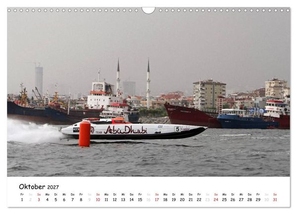 Produktbild: Offshore Powerboats (Wandkalender 2027 DIN A3 quer), CALVENDO Monatskalender