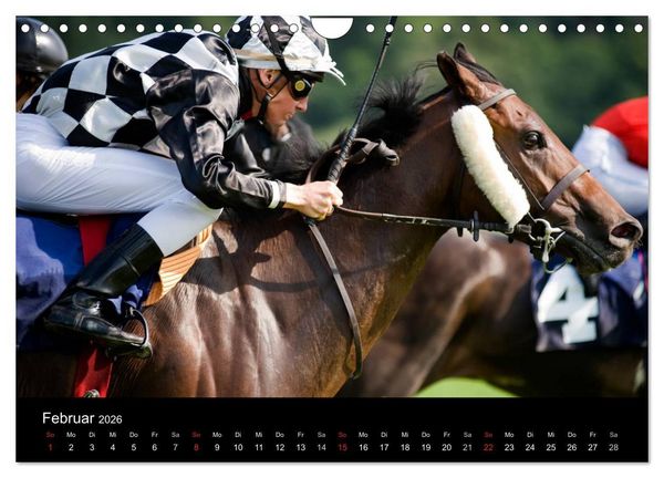 Produktbild: Faszination Galopprennen in Baden-Baden (Wandkalender 2026 DIN A4 quer), CALVENDO Monatskalender