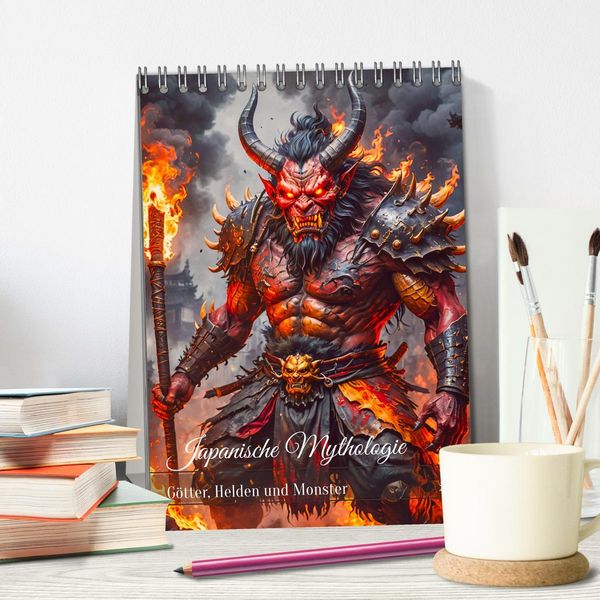 Produktbild: Japanische Mythologie - G&ouml;tter, Helden und Monster (Tischkalender 2026 DIN A5 hoch), CALVENDO Monatskalender