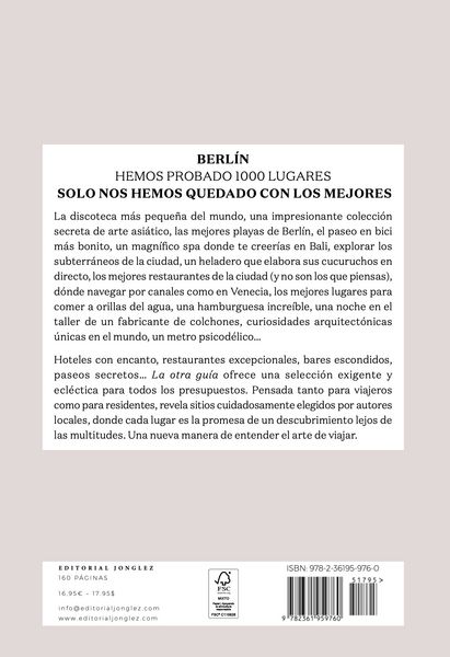 Produktbild: Berl&iacute;n - La otra gu&iacute;a