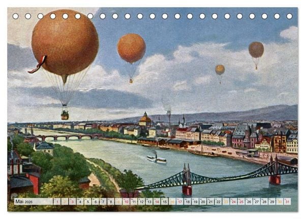 Produktbild: Deutschland in der Kaiserzeit (Tischkalender 2026 DIN A5 quer), CALVENDO Monatskalender