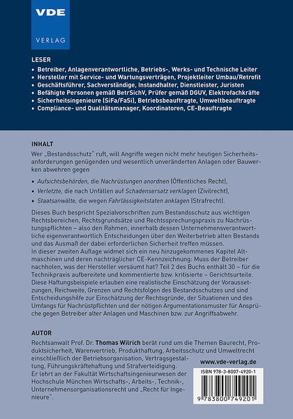 "Bestandsschutz oder Nachrüstpflicht?" online kaufen