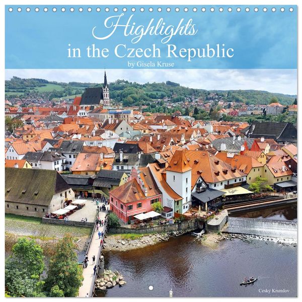 Produktbild: Highlights in the Czech Republic (Wall Calendar 2026 12 &times; 12 Inch) CALVENDO 12 Month Wall Calendar