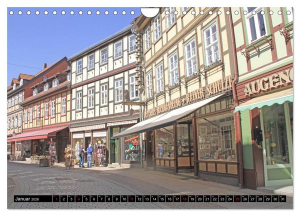 Produktbild: Wernigerode - Fachwerkstadt am Harz (Wandkalender 2026 DIN A4 quer), CALVENDO Monatskalender