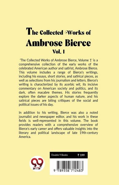 Produktbild: The Collected Works Of Ambrose Bierce Vol 1