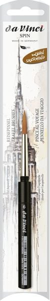Produktbild: da Vinci Pinsel COSMOTOP-SPIN Aquarellpinsel, Serie 1573 Gr. 6, sogenannter Reisepinsel