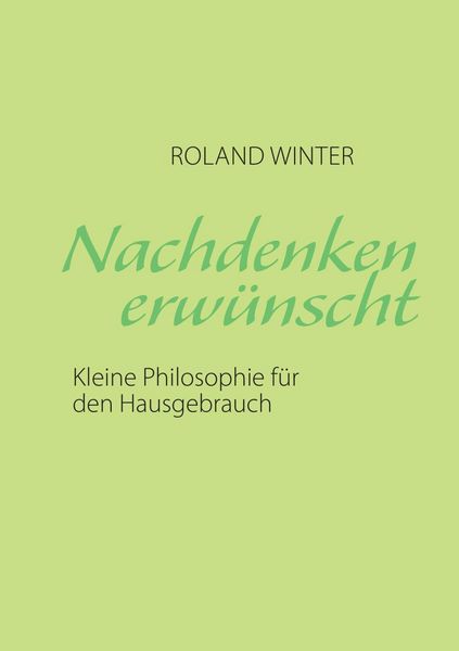 Produktbild: Nachdenken erw&uuml;nscht!