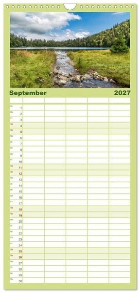 Produktbild: Familienplaner 2027 - Hochschwarzwald - Traumhafte Landschaften im Schwarzwald mit 5 Spalten (Wandkalender, 21 x 45 cm) CALVENDO