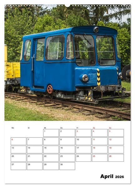 Produktbild: Klein- und Privatbahn Museum Gramzow (hochwertiger Premium Wandkalender 2026 DIN A2 hoch), Kunstdruck in Hochglanz