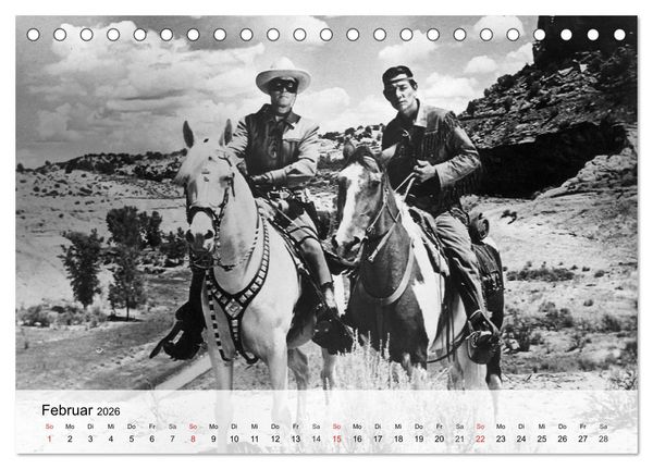 Produktbild: Westernhelden der Kinoleinwand (Tischkalender 2026 DIN A5 quer), CALVENDO Monatskalender