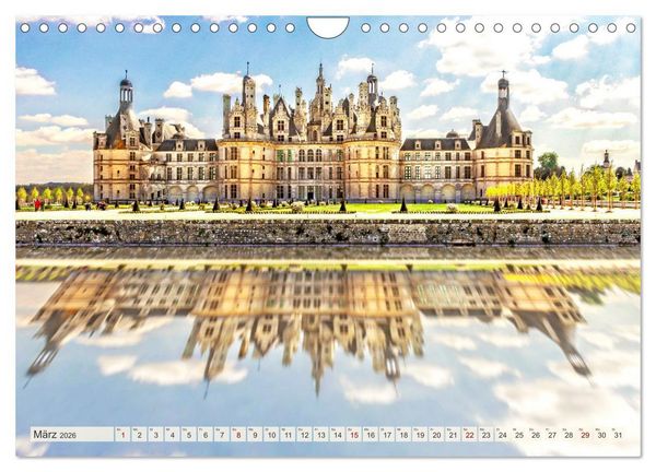 Produktbild: Romantisches Loiretal (Wandkalender 2026 DIN A4 quer), CALVENDO Monatskalender