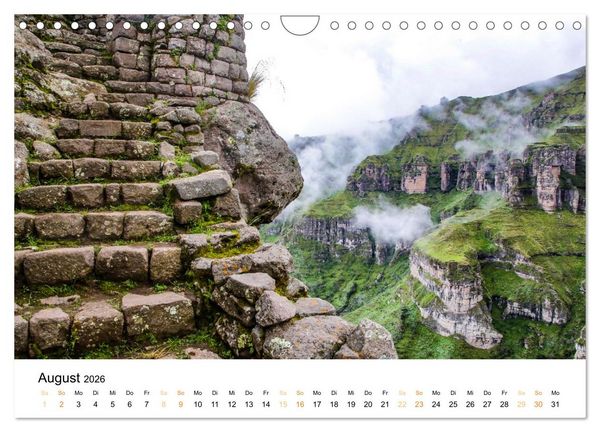 Produktbild: Qhapaq &Ntilde;an - die K&ouml;nigsstrasse der Anden (Wandkalender 2026 DIN A4 quer), CALVENDO Monatskalender