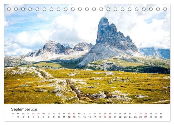 Produktbild: S&uuml;dtirol - Entlang der italienischen Alpen. (Tischkalender 2026 DIN A5 quer), CALVENDO Monatskalender
