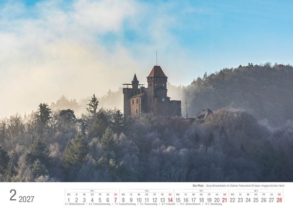 Produktbild: Die Pfalz 2027 Bildkalender A3 Spiralbindung
