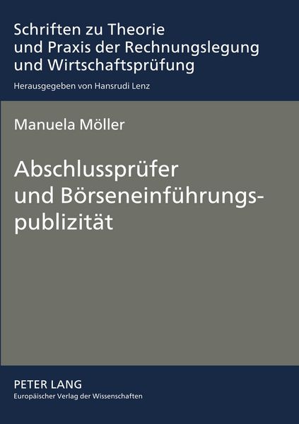 Produktbild: Abschlusspr&uuml;fer und B&ouml;rseneinf&uuml;hrungspublizit&auml;t