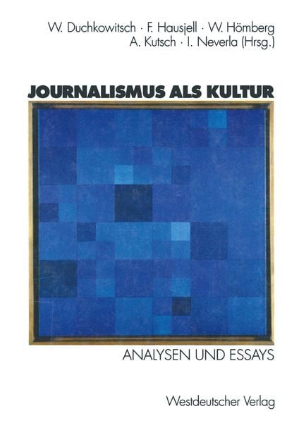 Produktbild: Journalismus als Kultur