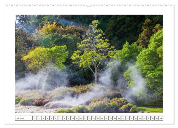Produktbild: S&atilde;o Miguel - Natursch&ouml;nheit der Azoren (Wandkalender 2026 DIN A2 quer), CALVENDO Monatskalender