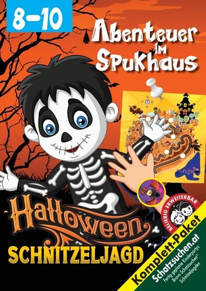 Produktbild: Halloween Schnitzeljagd Schatzsuche ab 8 Jahren