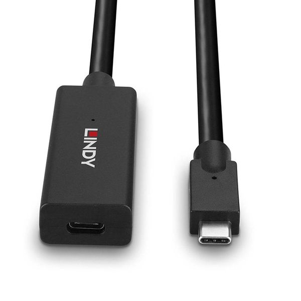 Produktbild: LINDY USB-C&reg; Kabel USB 3.2 Gen2 USB-C&reg; Stecker, USB-C&reg; Buchse 5.00m Schwarz 43364