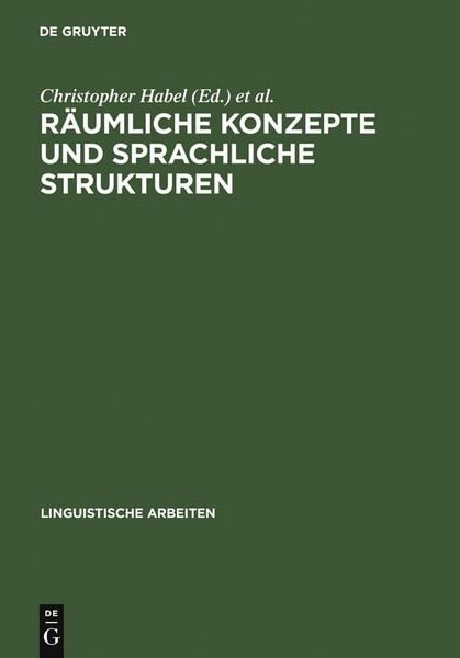 Produktbild: R&auml;umliche Konzepte und sprachliche Strukturen